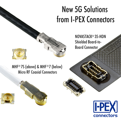 New 5G Solutions from I-PEX Connectors