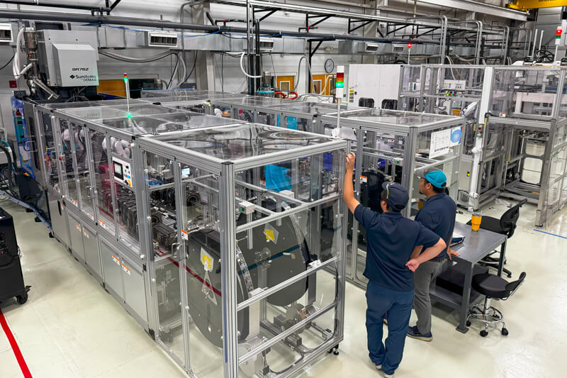 Overview of the production line at the I-PEX Alabama plant