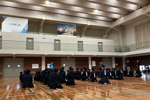 Kendo tournament held at the I-PEX Campus gymnasium