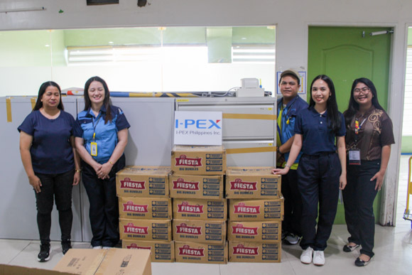 Donation activities by employees of I-PEX Philippines Inc.