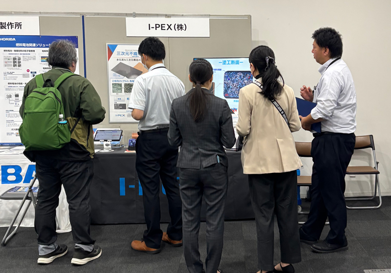 「第66回 電池討論会」I-PEXブースのようす