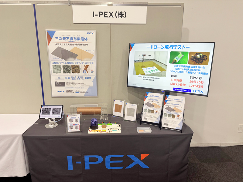 I-PEXブースの展示