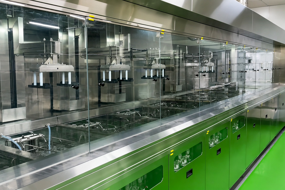 Automated manufacturing equipment at the I-PEX Thailand Plant