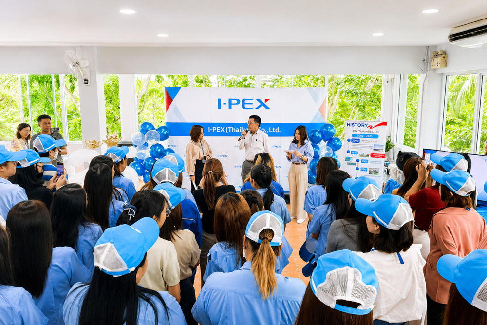 Employees attending an I-PEX Thailand company event